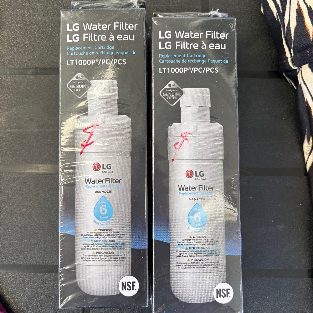 LG LT10000P water filters brand new